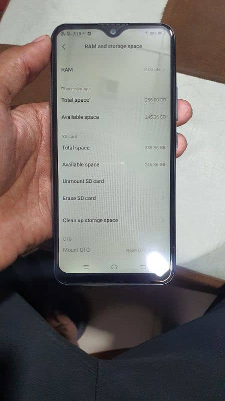 Vivo y17 8GB ram 256GB memory pta approved 1