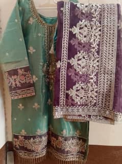 embroidery suit in good condition