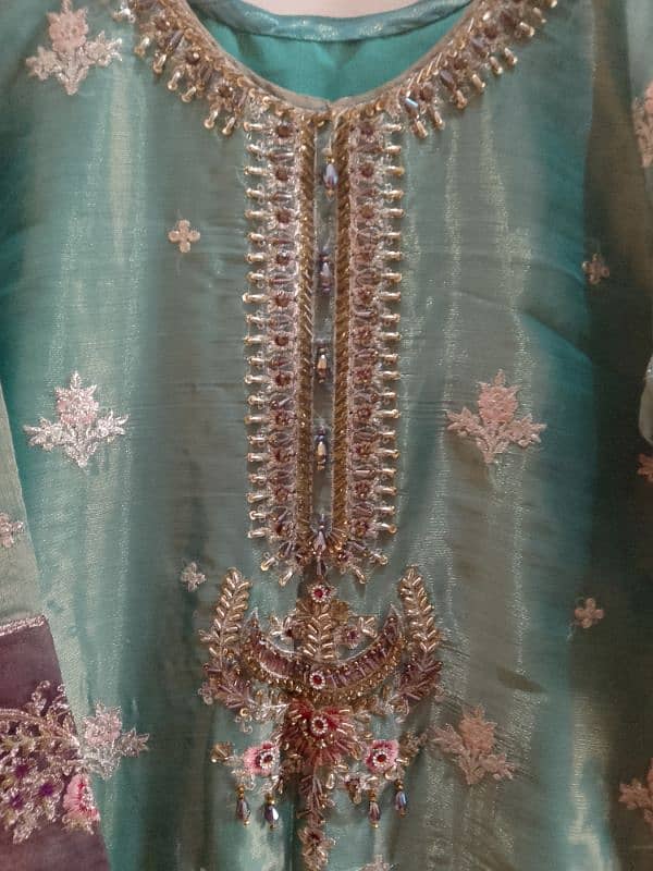 embroidery suit in good condition 2