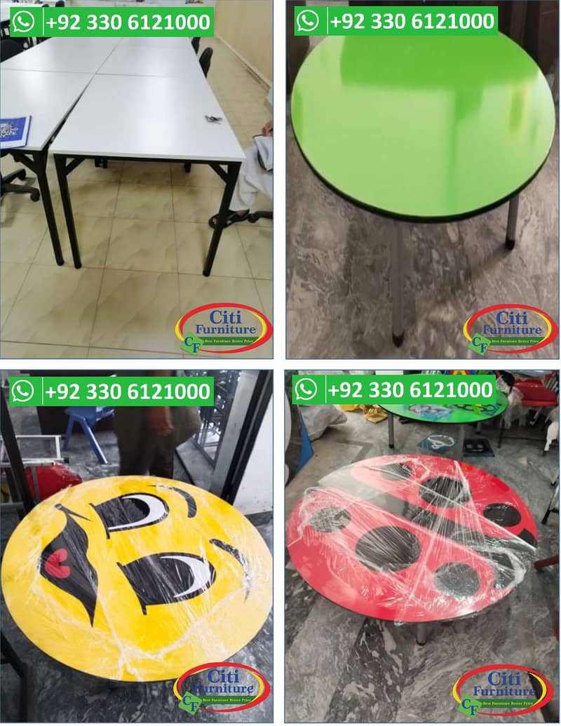 ROUND TABLE CHAIRS, PRE SCHOOL FURNITURE, MONTESSORI FURNITURE 12