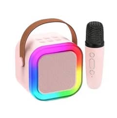 k2 mini portable speaker with microphone  home singing