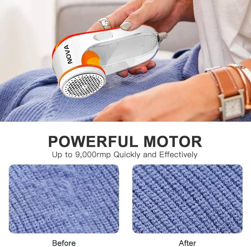 NOVA Electric Lint Remover Lint Remover for Clothes Fuzz Remover 6