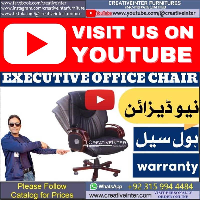 Office Chair Executive Manager Desk Study Table Workstation Meeting 3