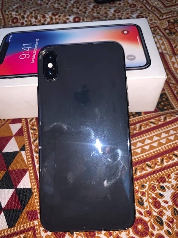 iphone x pta aprroved 64gb btrey health 73  with box 4