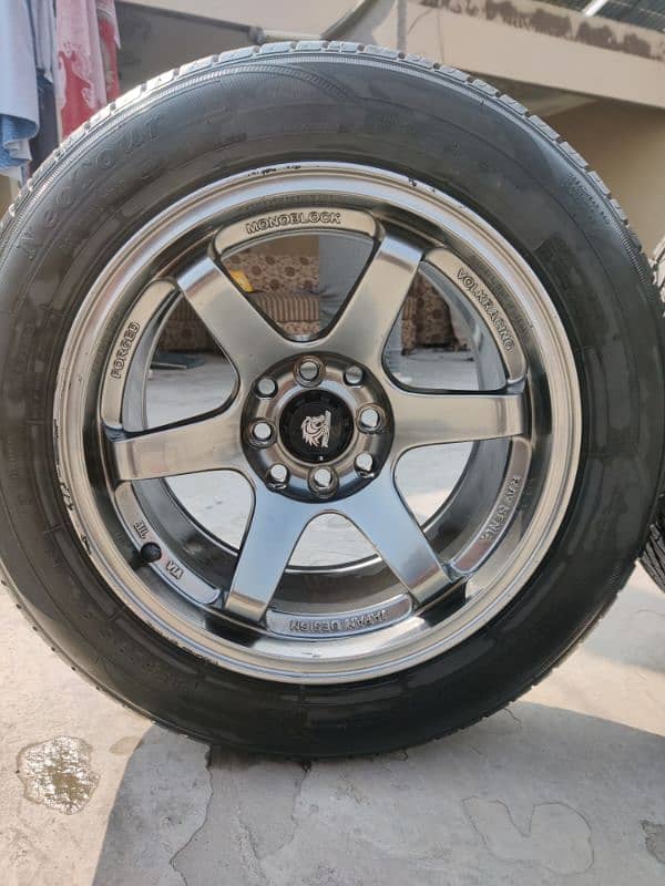 195/65/R15 alloy rim and tyre 6