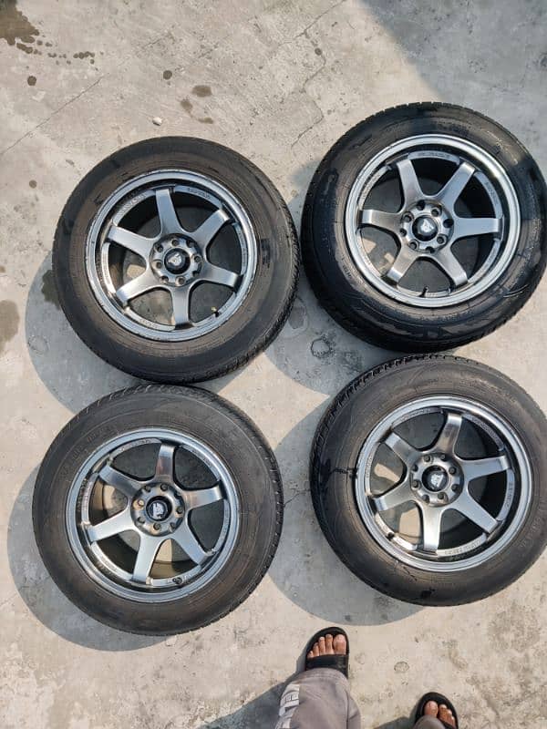 195/65/R15 alloy rim and tyre 8