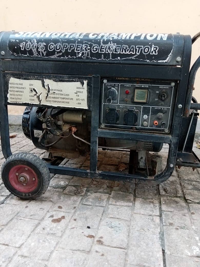 shanghai champion petrol and gas generator 2