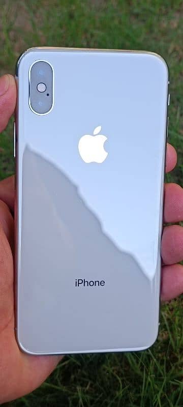 I phone x 64 GB PTA official apperoved hai urgent sell full packing 1