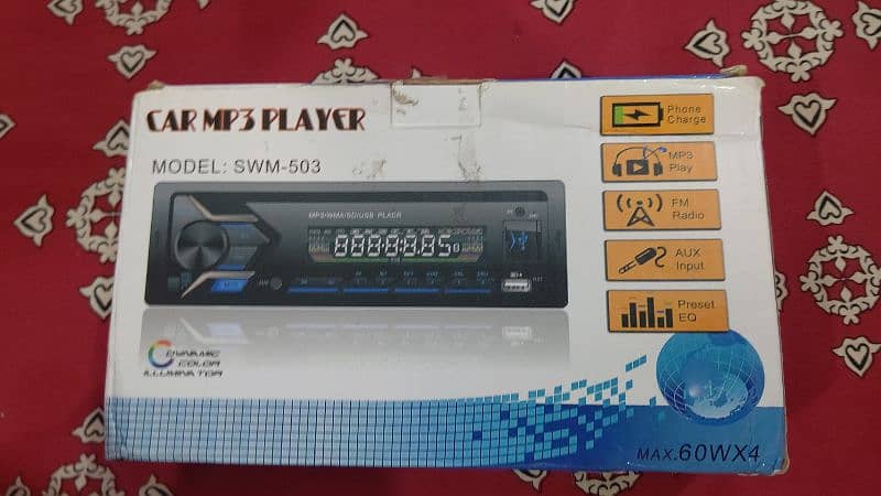 Car MP3 player Model:SWM-503 phone No:03164055534 4