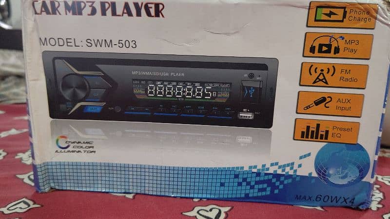 Car MP3 player Model:SWM-503 phone No:03164055534 5