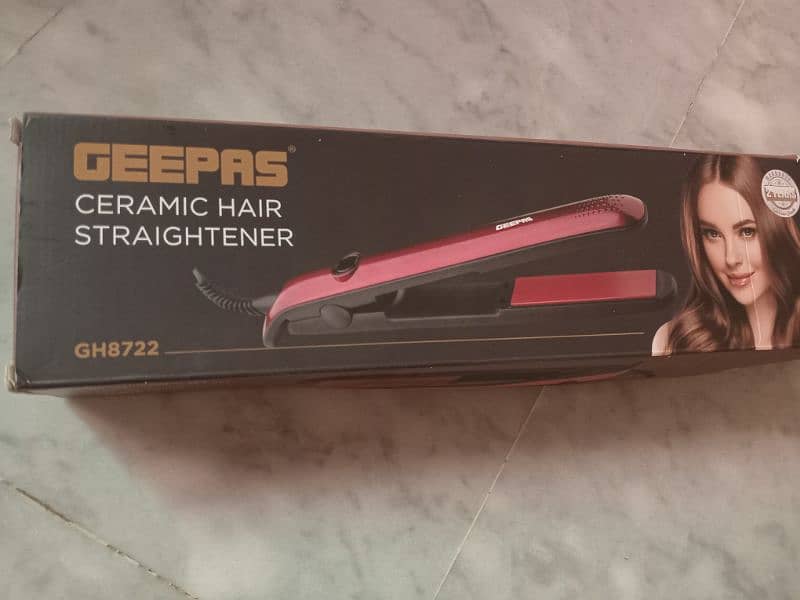 New Geepas straightener 3