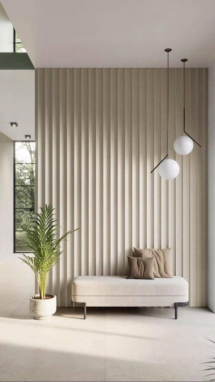 PvC Panels/ WPC Fluted panel / media wall /Hard panel/wallpaper 16