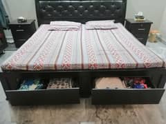 Two Bed sets with dressing tables for sale