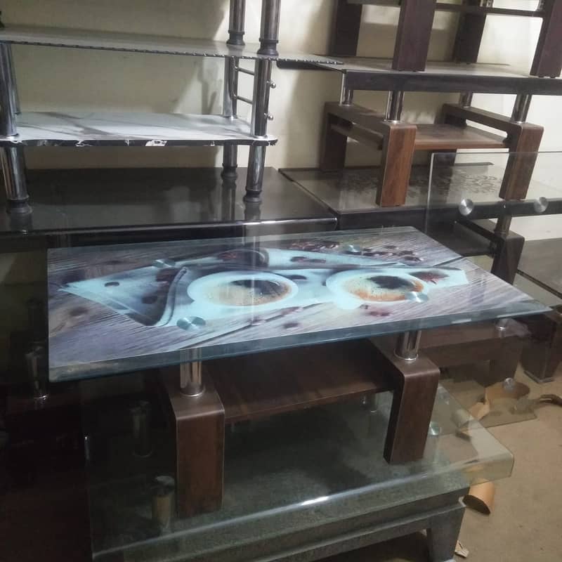 Glass top center table | New 10/10 Condition read description  1