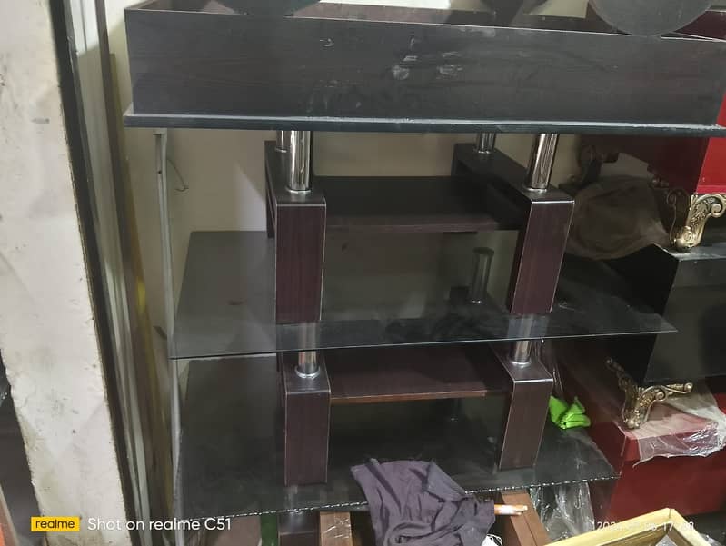 Glass top center table | New 10/10 Condition read description  2