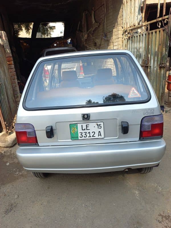 Suzuki Mehran VXR 2015 lhr no  power stairing seat poshish new 3