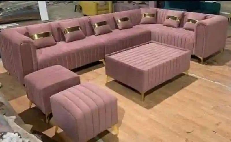 sofa L shaped alibil ha. FURNITURE KI DUNIA Me AI 1