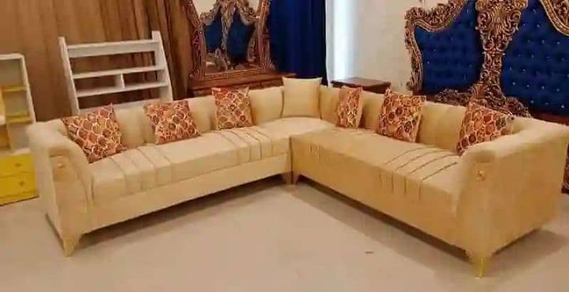 sofa L shaped alibil ha. FURNITURE KI DUNIA Me AI 5