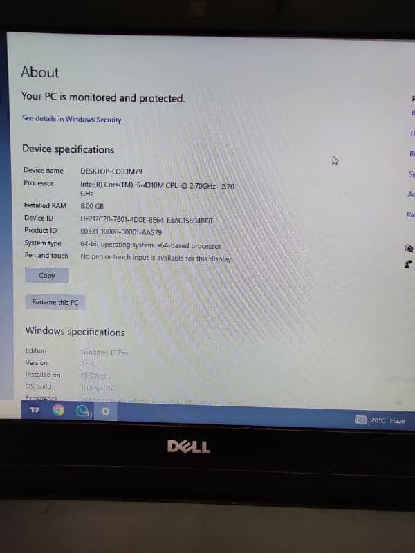 Dell latitude E6440 3