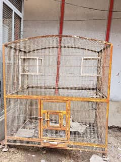 Cage (pinjra), and breeding boxes for lovebirds, Cockatiels and Finch.