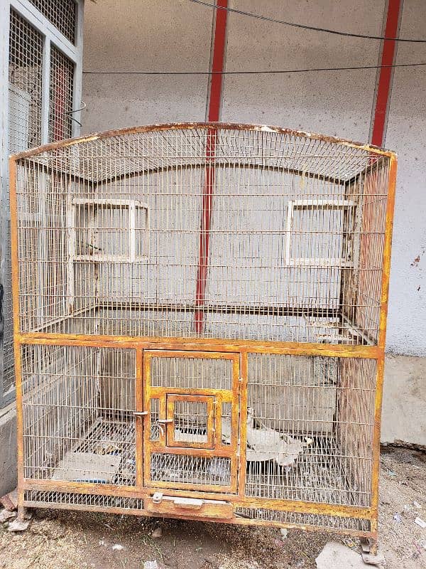 Cage (pinjra), and breeding boxes for lovebirds, Cockatiels and Finch. 0