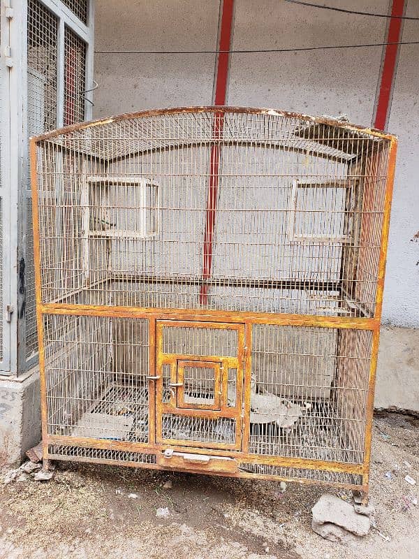 Cage (pinjra), and breeding boxes for lovebirds, Cockatiels and Finch. 1