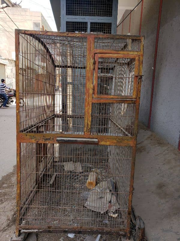 Cage (pinjra), and breeding boxes for lovebirds, Cockatiels and Finch. 2