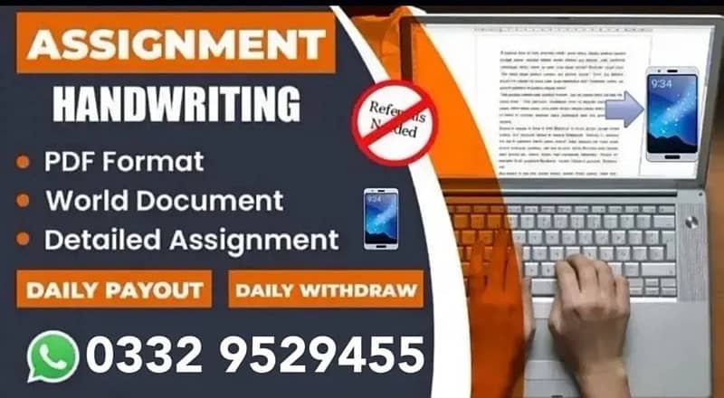 Male - Female - Students & Job Seekers | Typing & Assignments Making 0