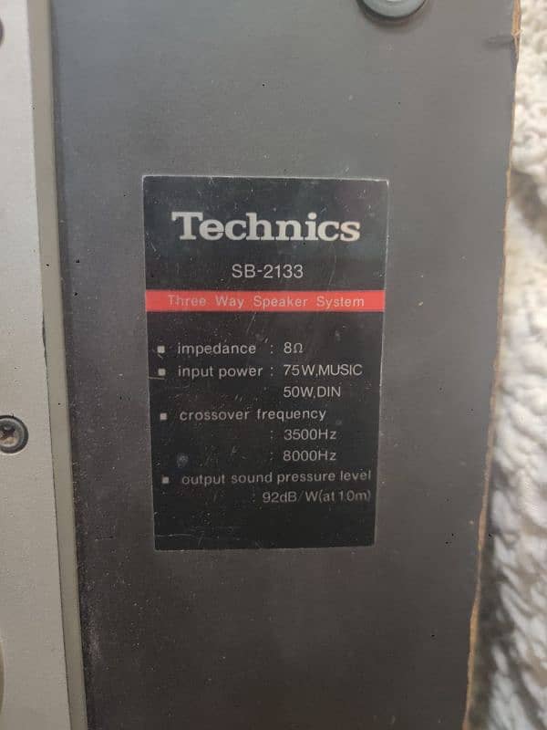 technics speaker high sound speaker 3