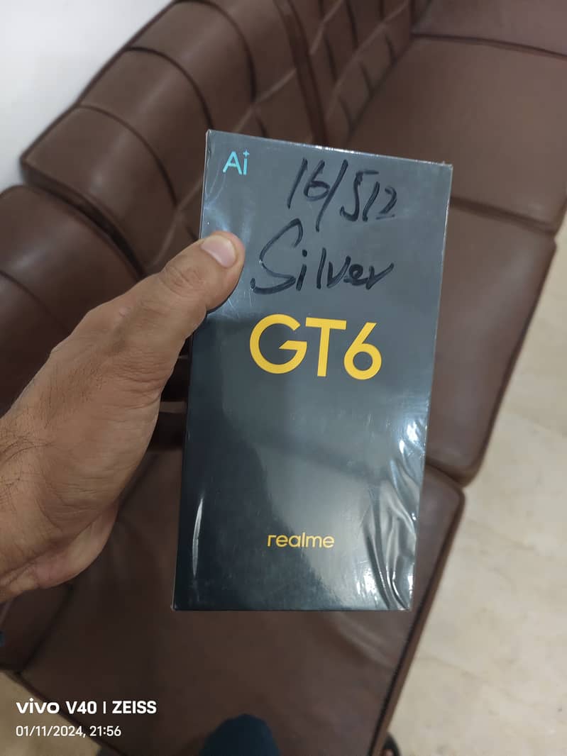 Realme GT6 box pack Official Pta Prosser 8s Gen 3 2