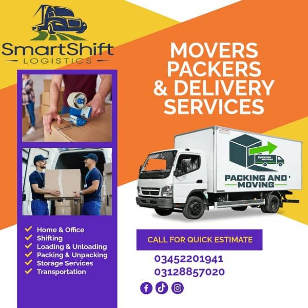 SmartShift Logistics Packers and Movers 0