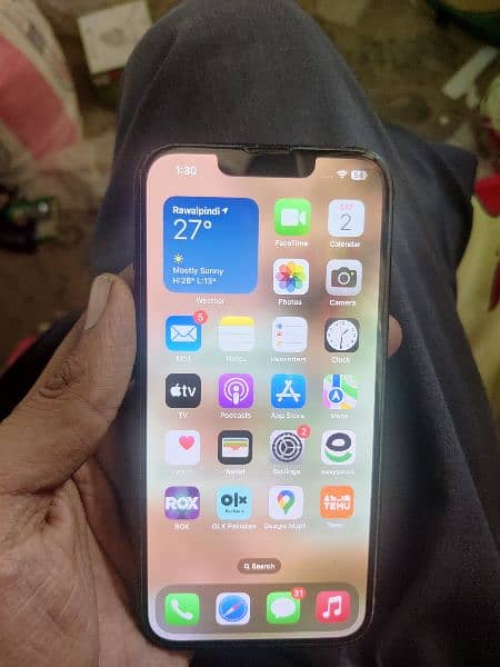 ugrent sale i phone 13 10 /10 with 100% battery non pta 03085017803 5