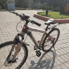 brand new bicycle bought about a month ago.