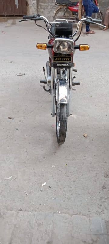 Honda 70 22/23 number lga ha documents clear number 23 me lga hai 5