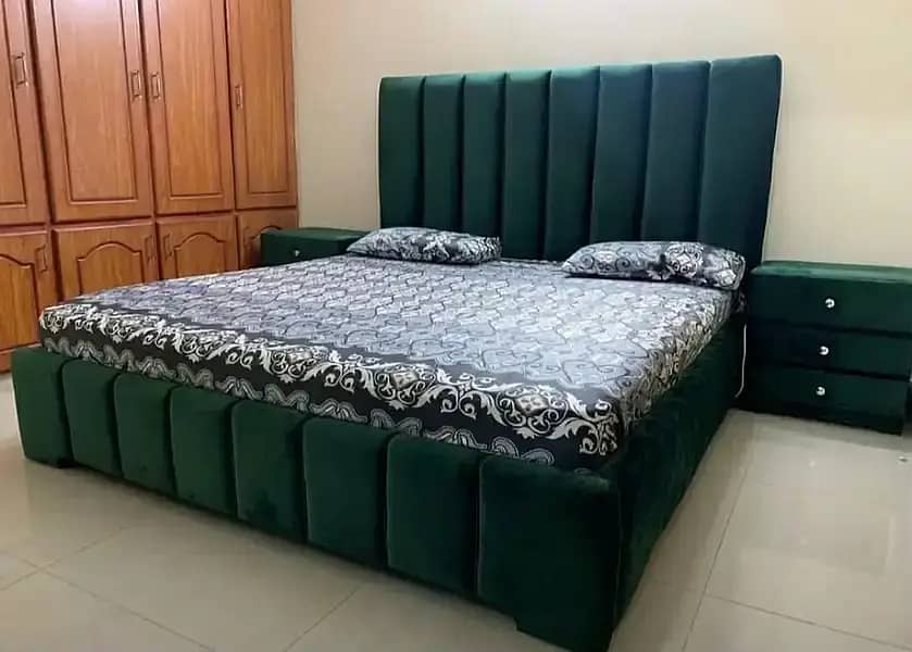 double bed 10 years warranty keekar wood structure 1