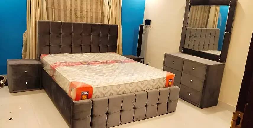 double bed 10 years warranty keekar wood structure 4