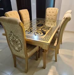 Luxury Branded 6 chairs Dining table