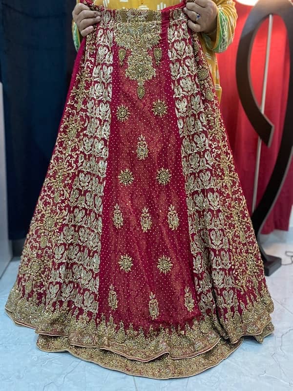 Bridal Dress/Red/Original Dress from Libas e Khas 0