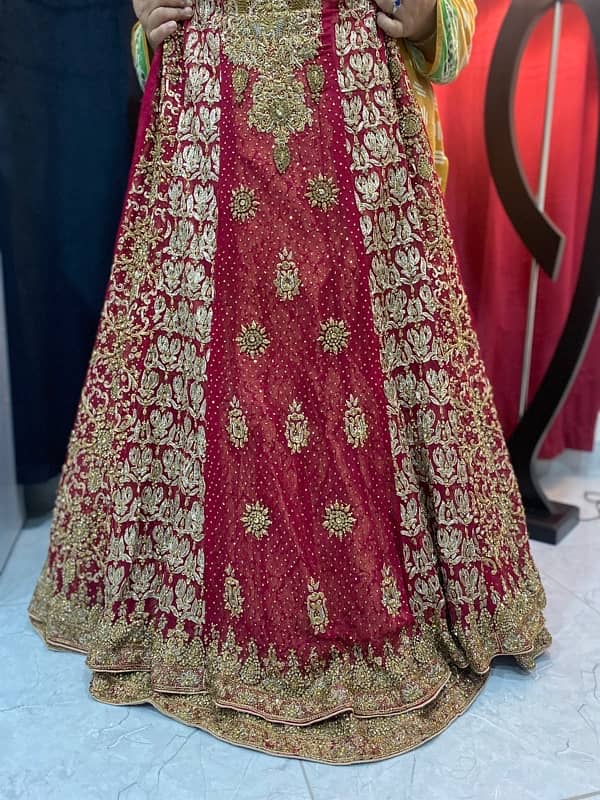 Bridal Dress/Red/Original Dress from Libas e Khas 1