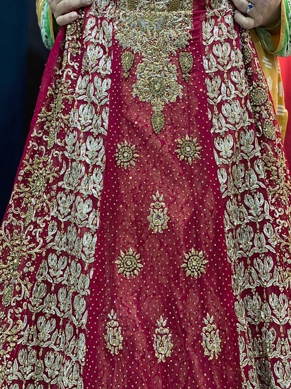 Bridal Dress/Red/Original Dress from Libas e Khas 2