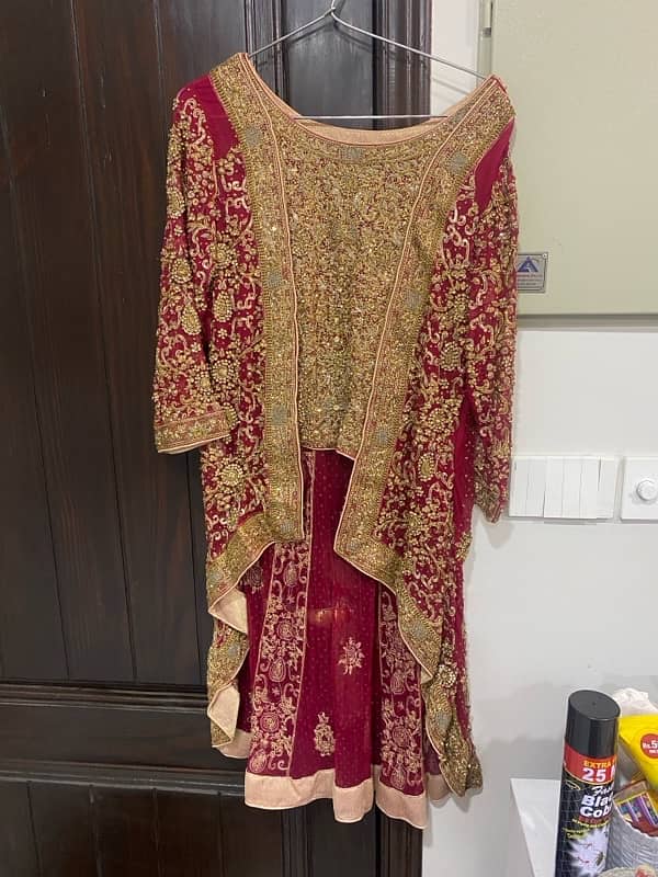 Bridal Dress/Red/Original Dress from Libas e Khas 4