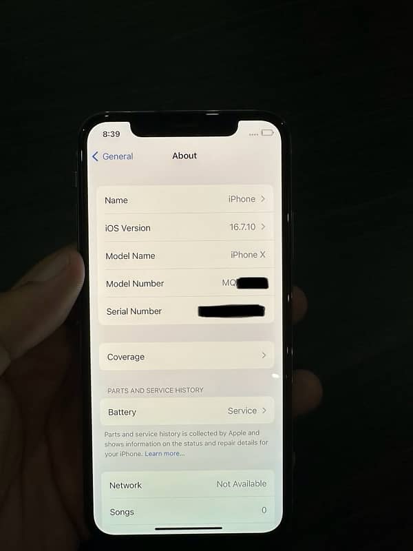 iPhone X 256 gb PTA approved 7