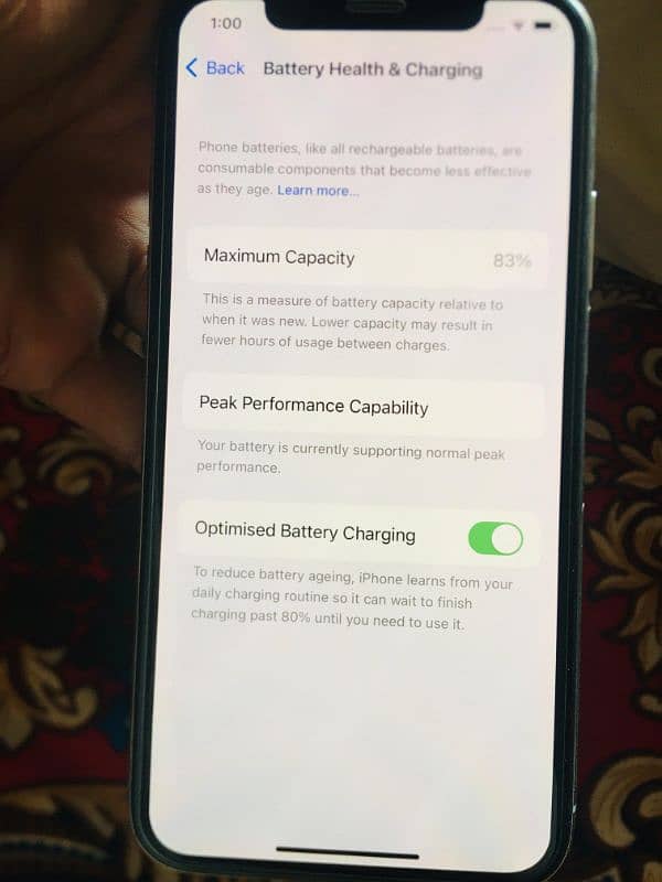 iPhone x jv 256gb  condition 10/10 4