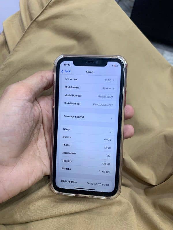 Iphone 11 128GB non pta (Whatsapp 03460870073) 3