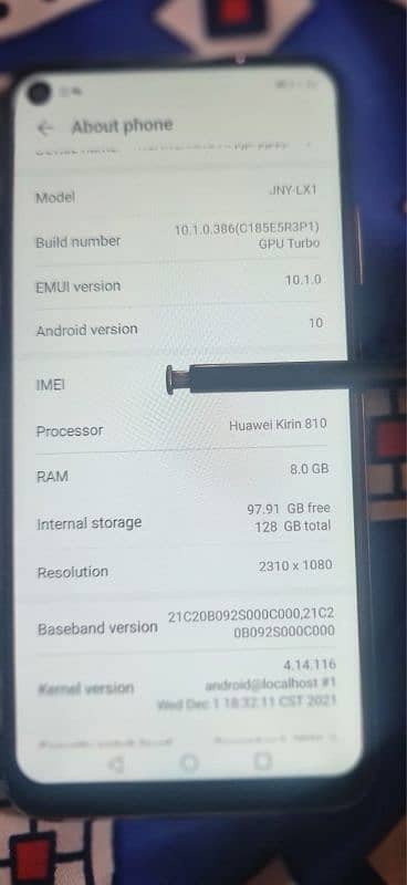 huawei nova 7i 8/128 officall approved 2