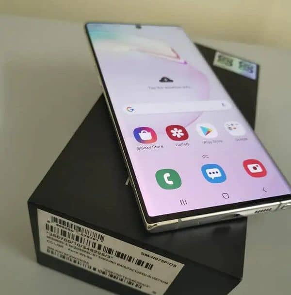 Samsung Galaxy note 10 plus PTA approved 0319=6049=514 1