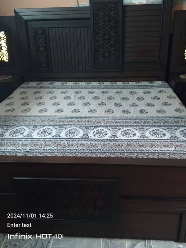 urgent sale lamp bed set with mattres 10/10 0