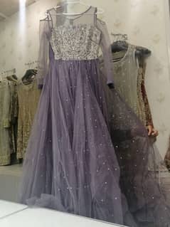 Long Net Maxi|Hand-made work| Lilac/Purple Card|Size : Small/Med