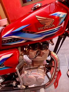 Honda 125  CG  model  2024 all Punjab number ALL DOCUMENTS CLEAR HAi