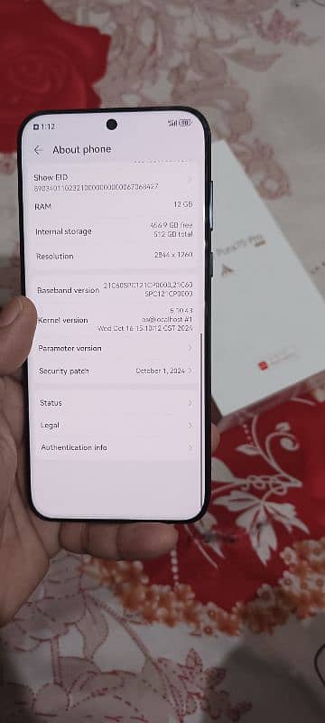 HUAWEI Pura 70 pro  12-512 new condition 8